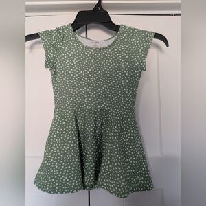 Honey Mark Kids Pepper Swim Dress Size 7/8 Green Floral NWOT